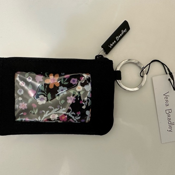 Vera Bradley - Zip ID Case / Black and floral print - Picture 9 of 9
